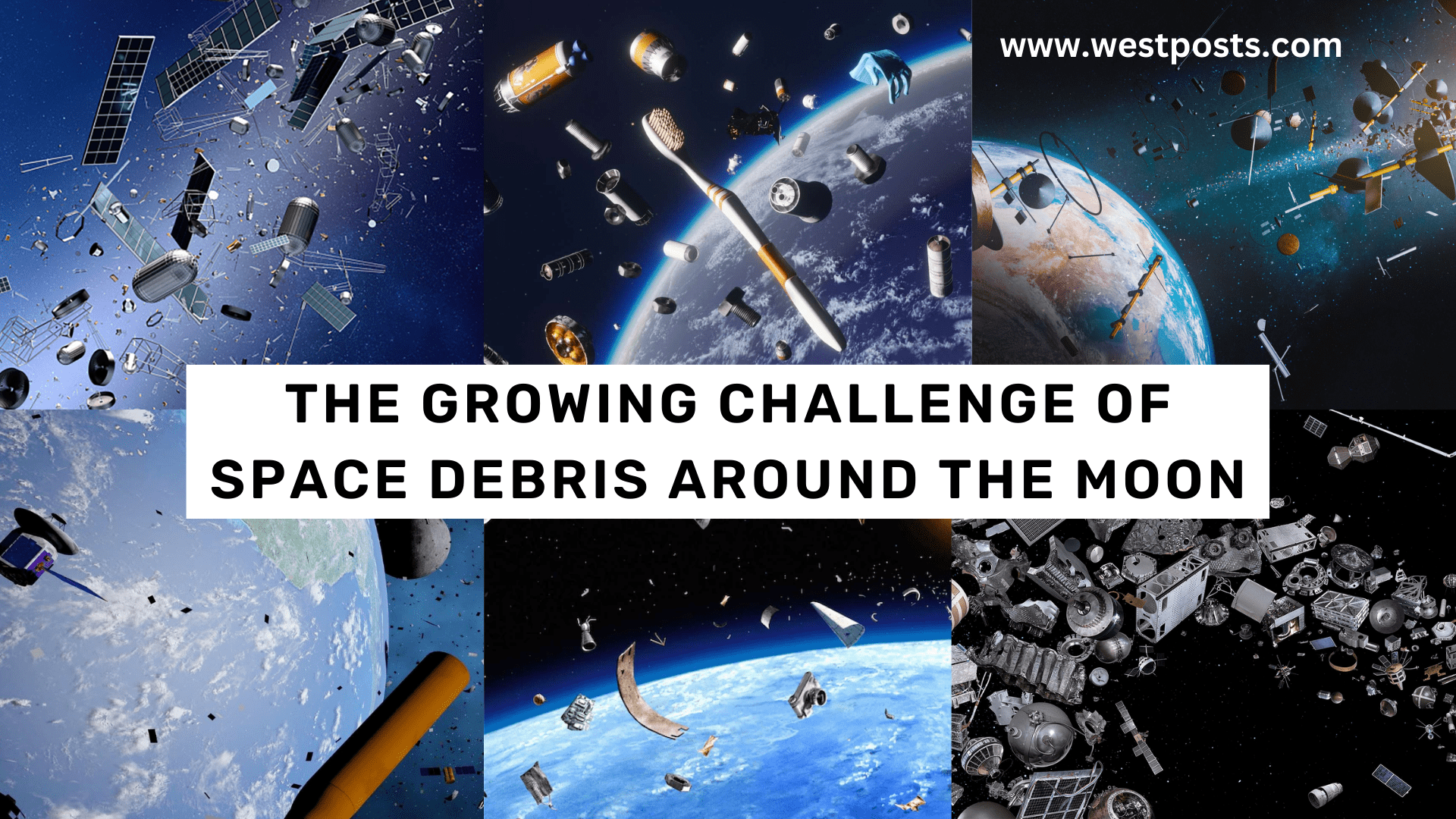 The Growing Challenge of Space Debris Around the Moon